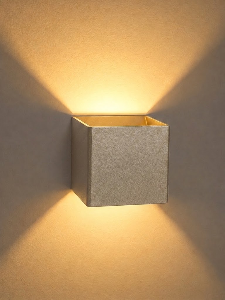 Decorative Square Up/Down Wall Light 5W - Image 4
