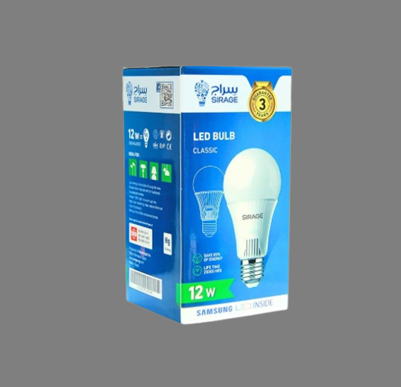 LED Classic Bulb 12W & 3 Colors - Image 3