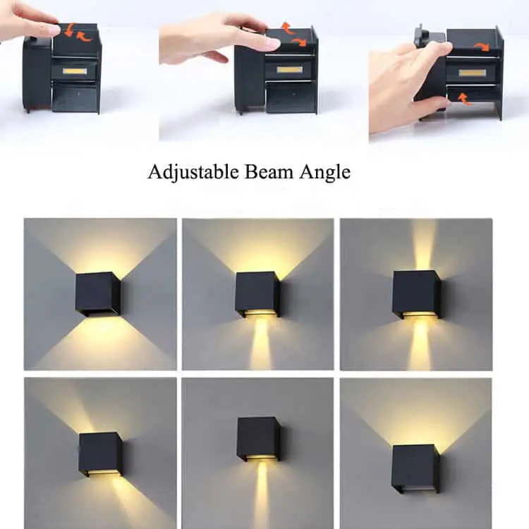 Decorative LED Moisture-proof Wall Light Directional Up/Down 10W - Image 2