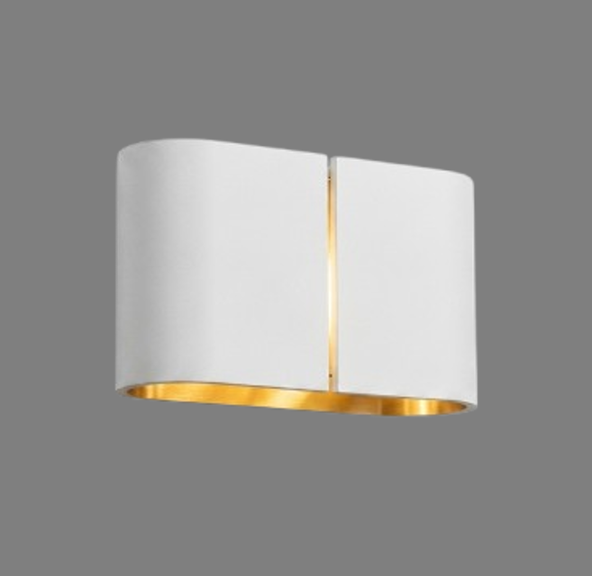 Decorative Obround Up/Down Wall Light 2x5W - Image 4
